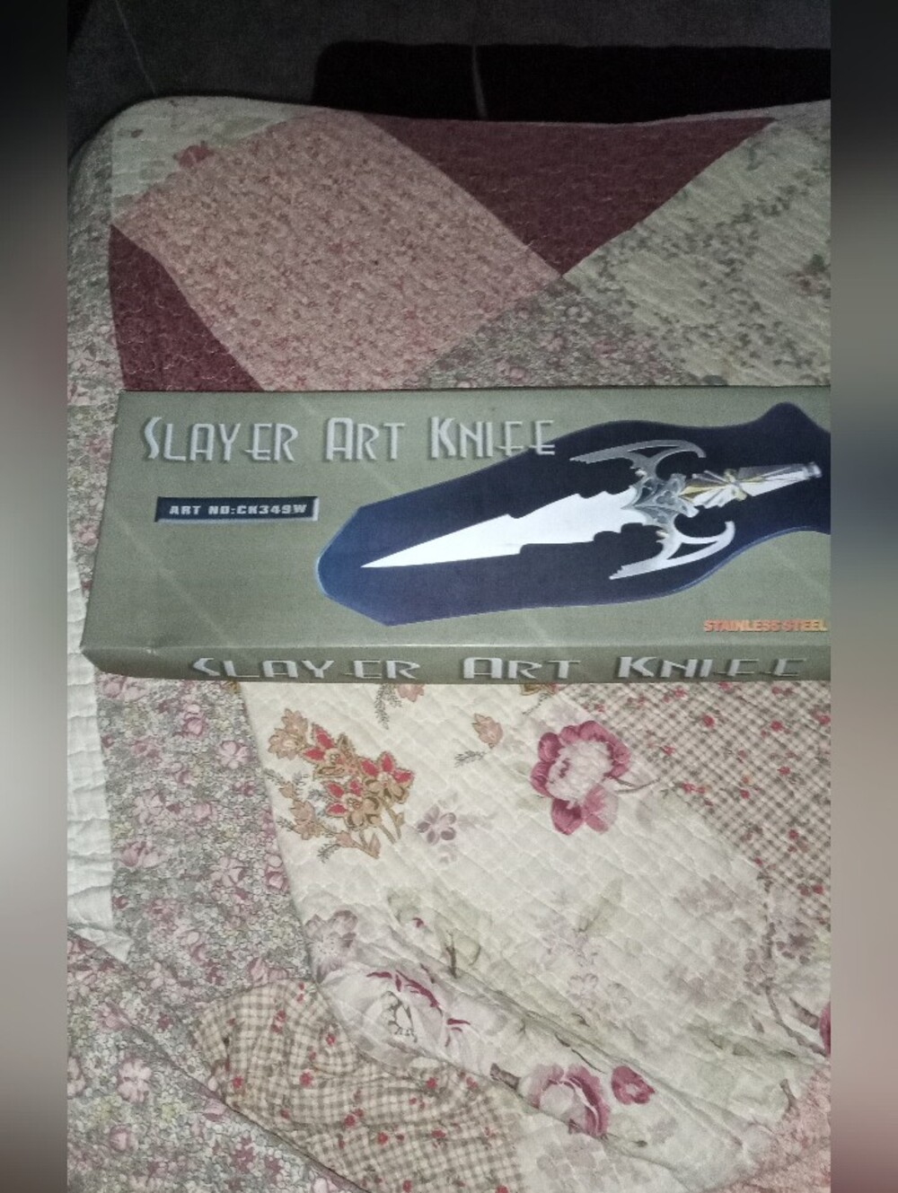 RARE NIB 17.5 Inch Stainless Steel Slayer Art Knife ART NO:CK349W - Picture 12 of 15